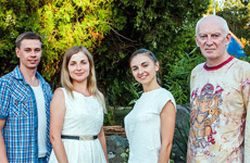 Преподаватели английского языка в лагере Лучистый - Alex, Kate, Alyona, Gary 