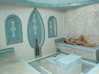 Посещение СПА-комплекса, турецкая баня, мыльный хамам, финская сауна